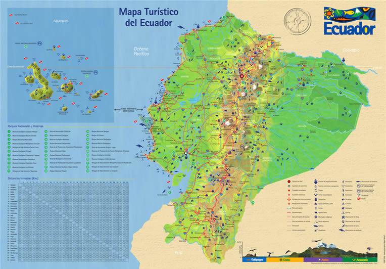 Mapa de Ecuador