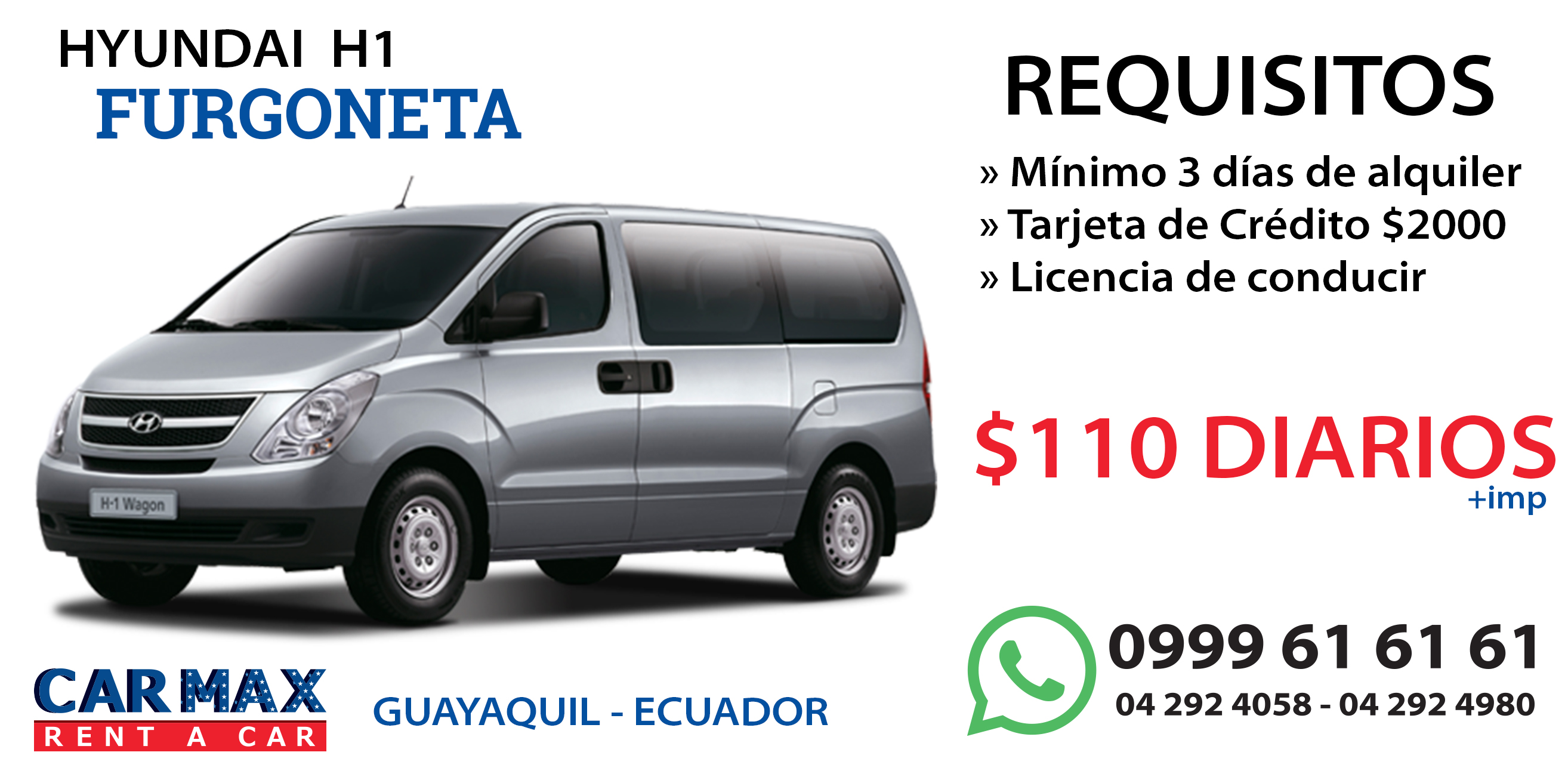 Vehículos de alquiler Guayaquil