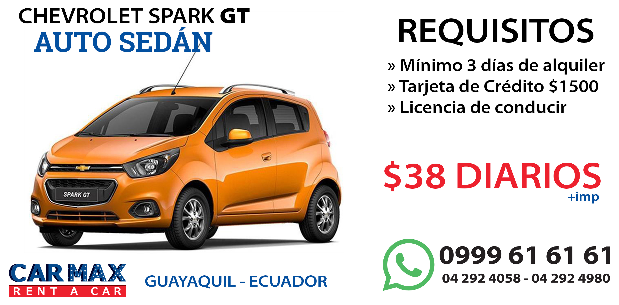 Vehículos de alquiler Guayaquil