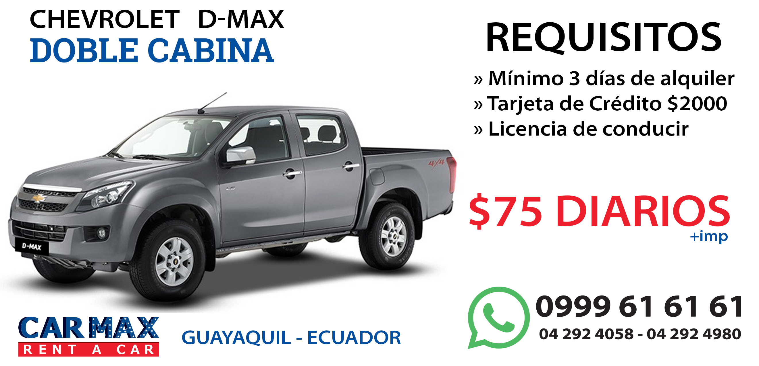 Vehículos de alquiler Guayaquil