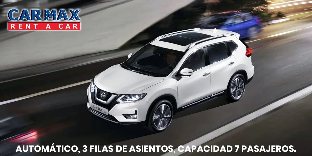 Nissan XTRail 3 filas 7 pasajeros
