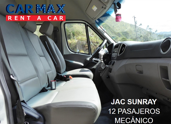 alquiler de furonetas jac sunray guayaquil