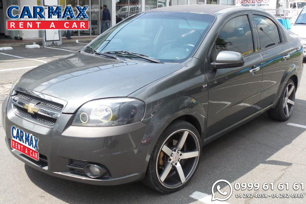 Chevrolet Aveo desde $37.50 diarios