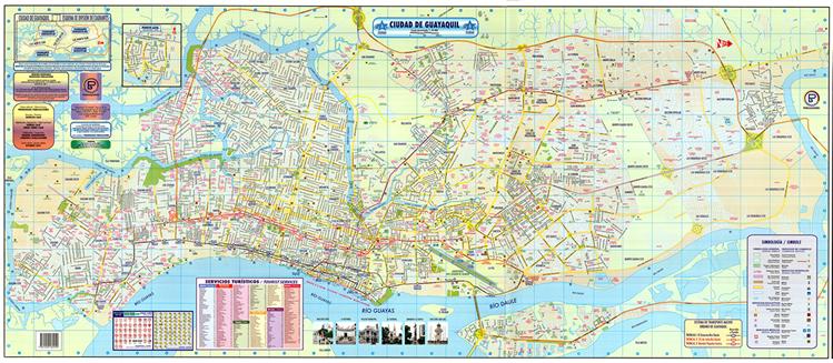 Mapa Turistico Guayaquil 2012